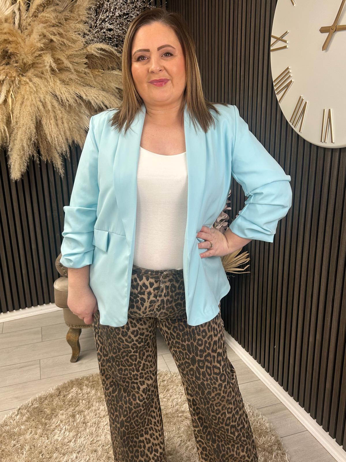 TANYA BLAZER - AQUA