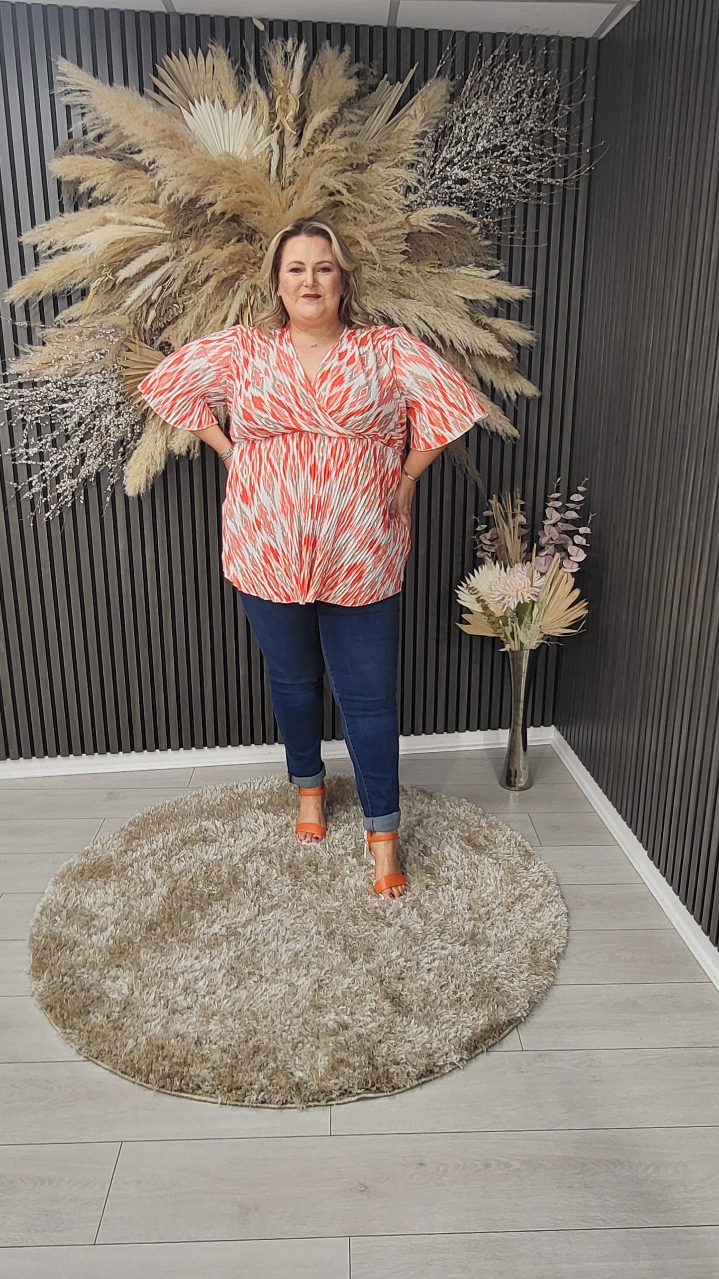 MYRA TOP - ORANGE