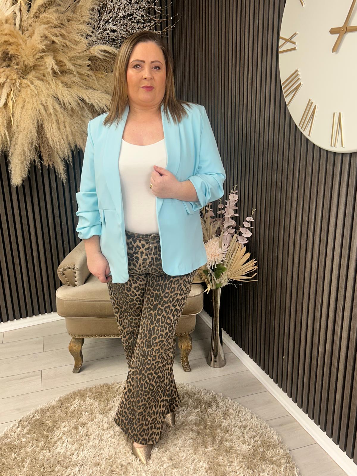TANYA BLAZER - AQUA