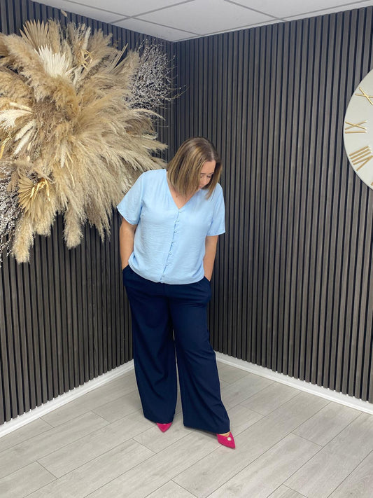 ESTELLE TROUSER - NAVY