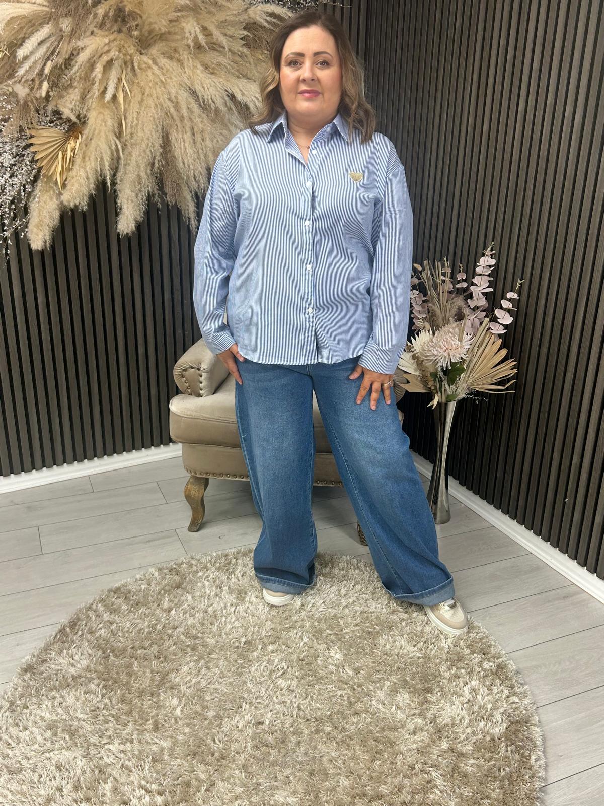 ANNETTE BLOUSE - BLUE