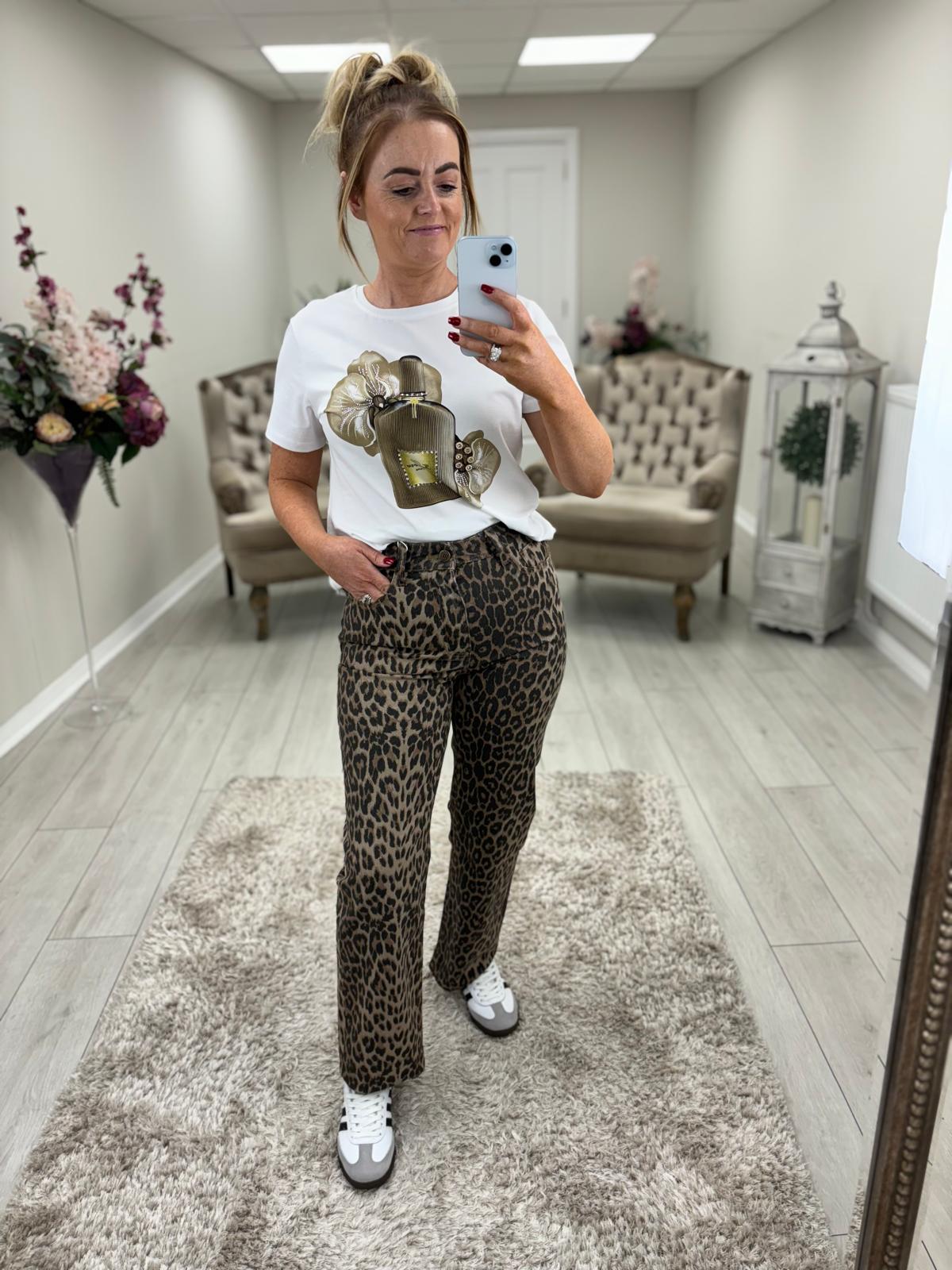 PIPER JEANS - LEOPARD