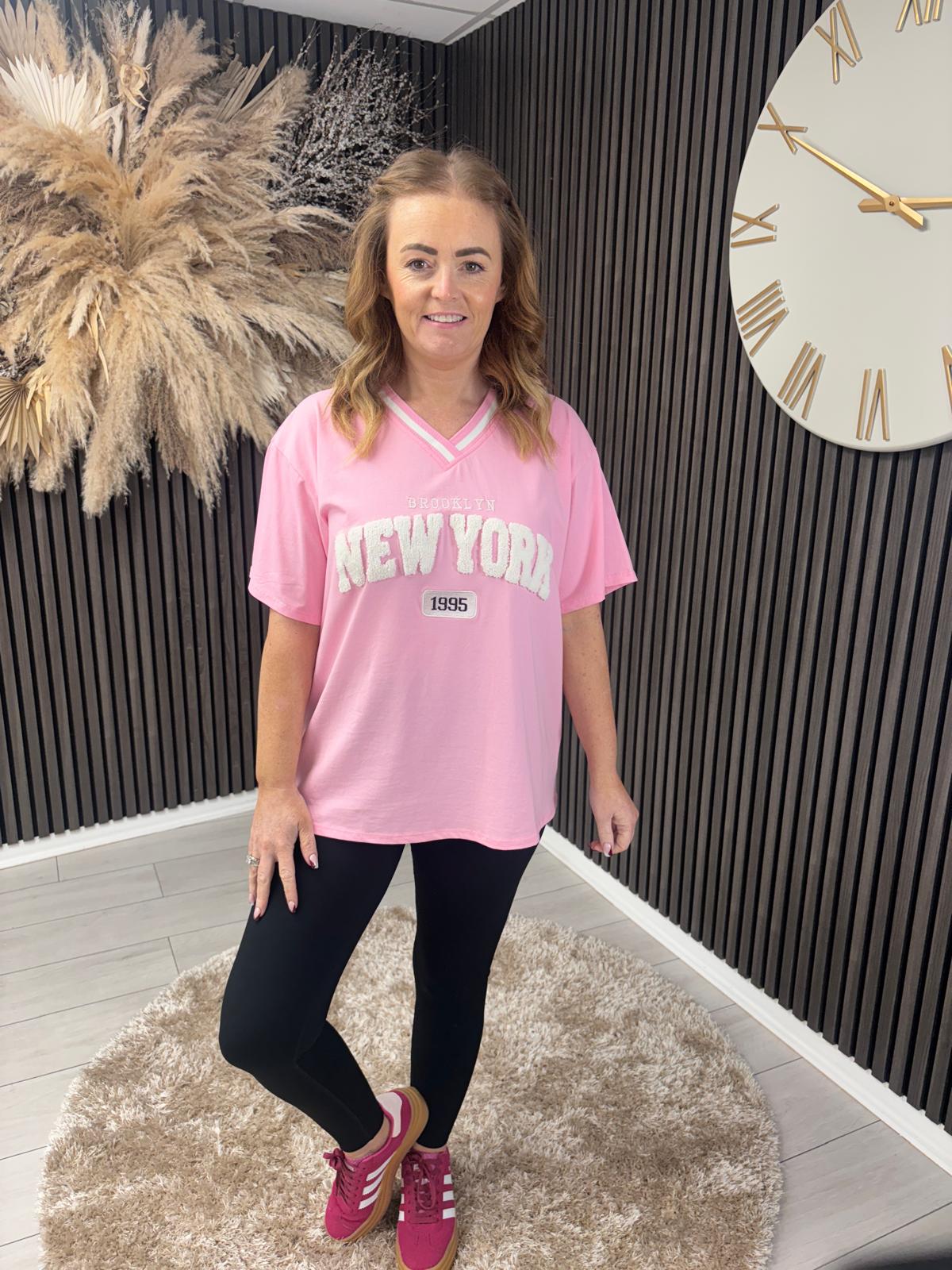 EVELYN T-SHIRT - PINK