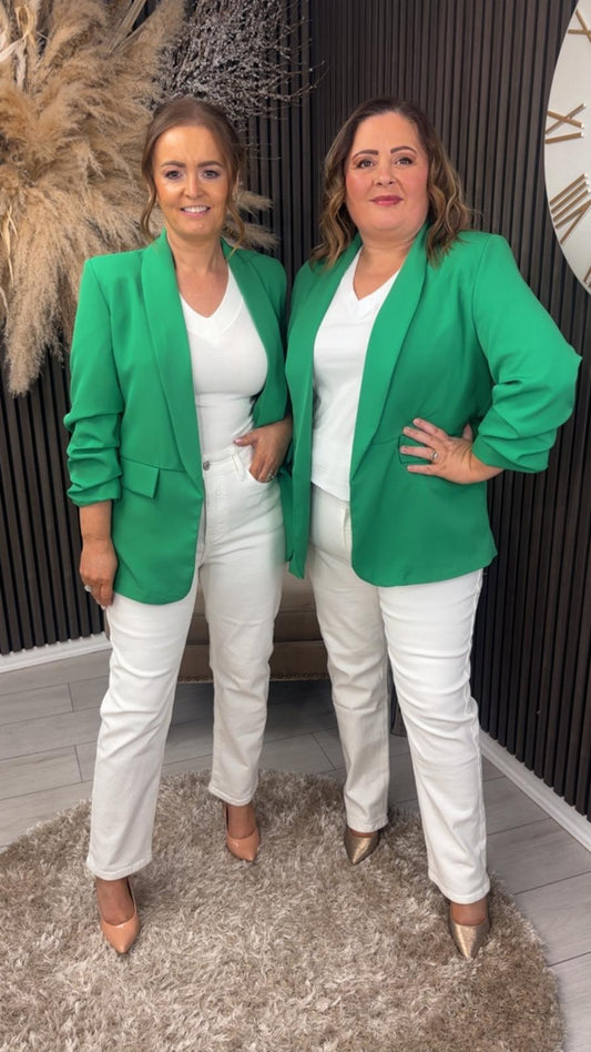 TANYA BLAZER - GREEN
