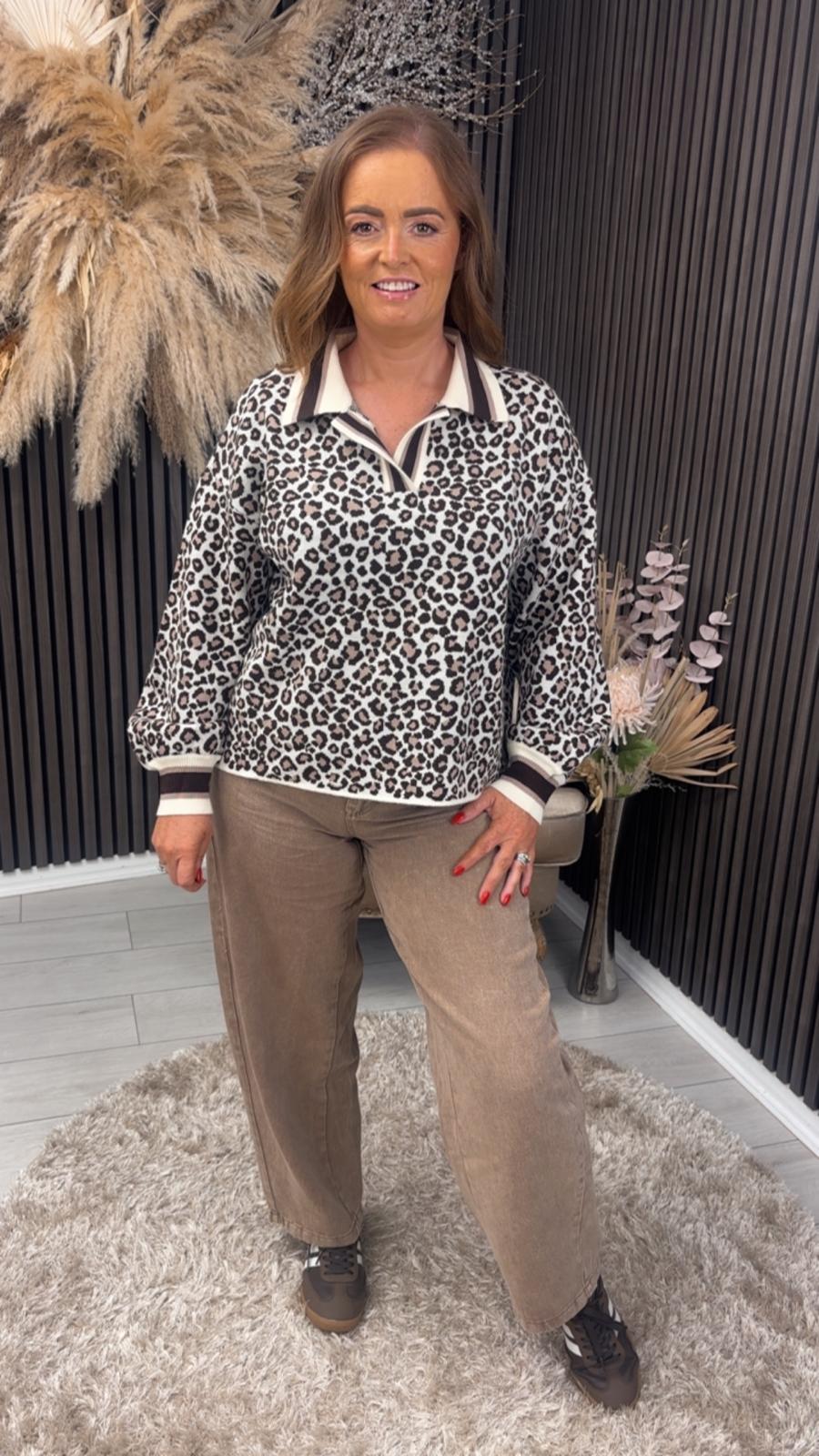 FELICITY JUMPER - ANIMAL PRINT