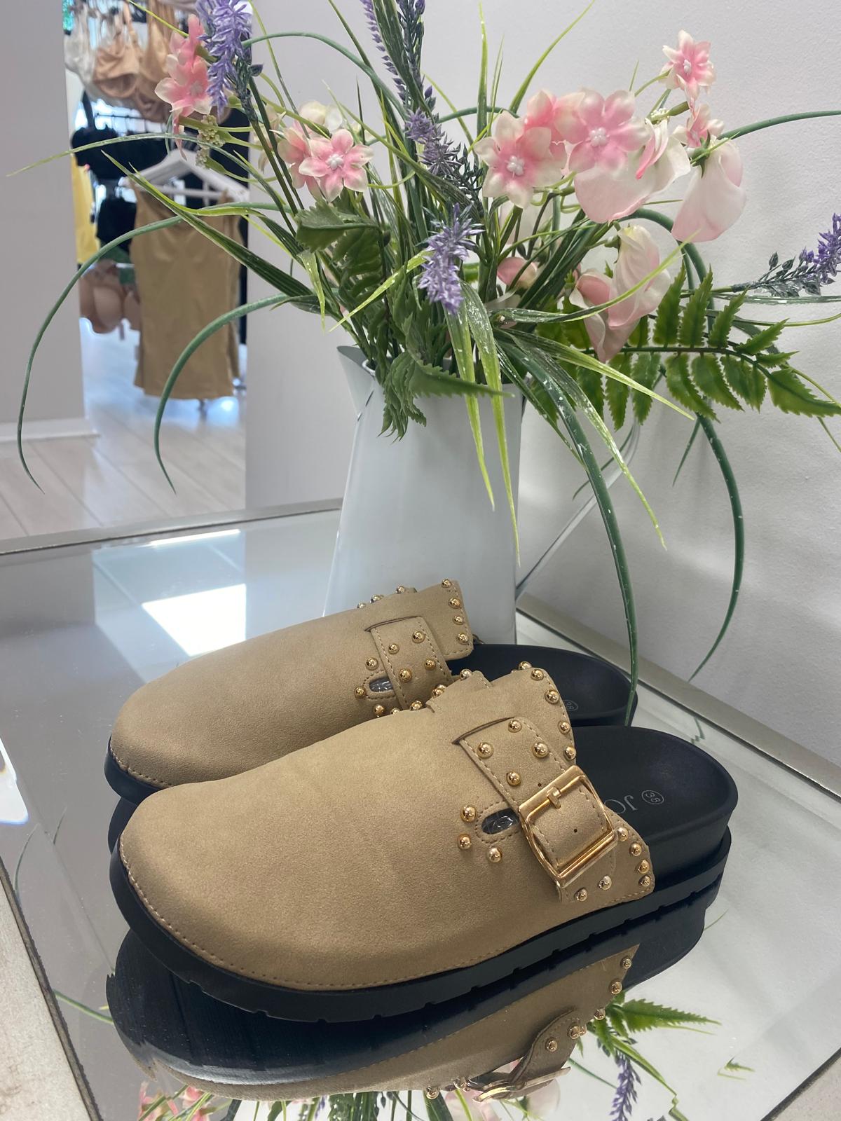 BETHANY MULE -BEIGE