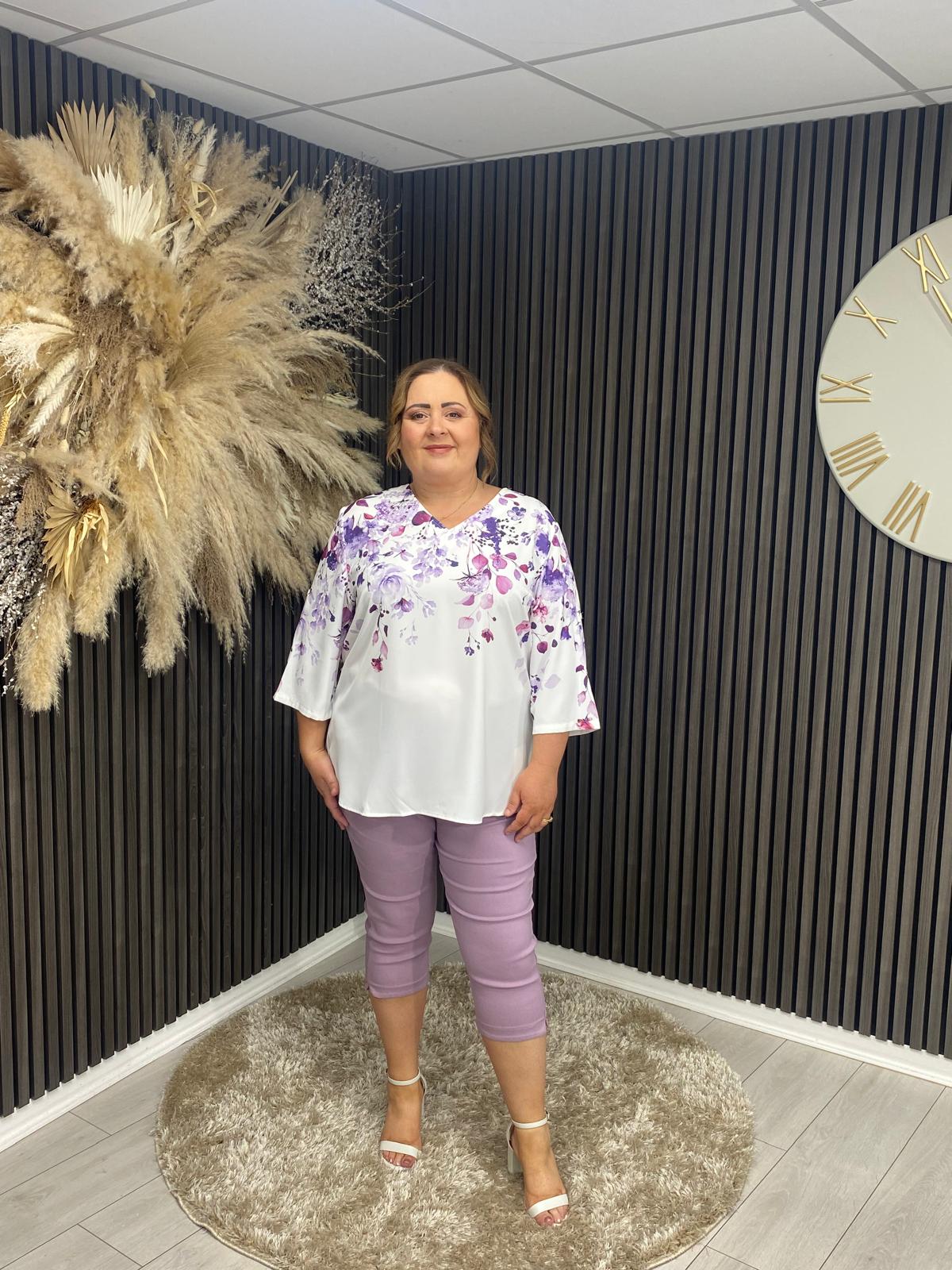 KEEVA TOP - VIOLET