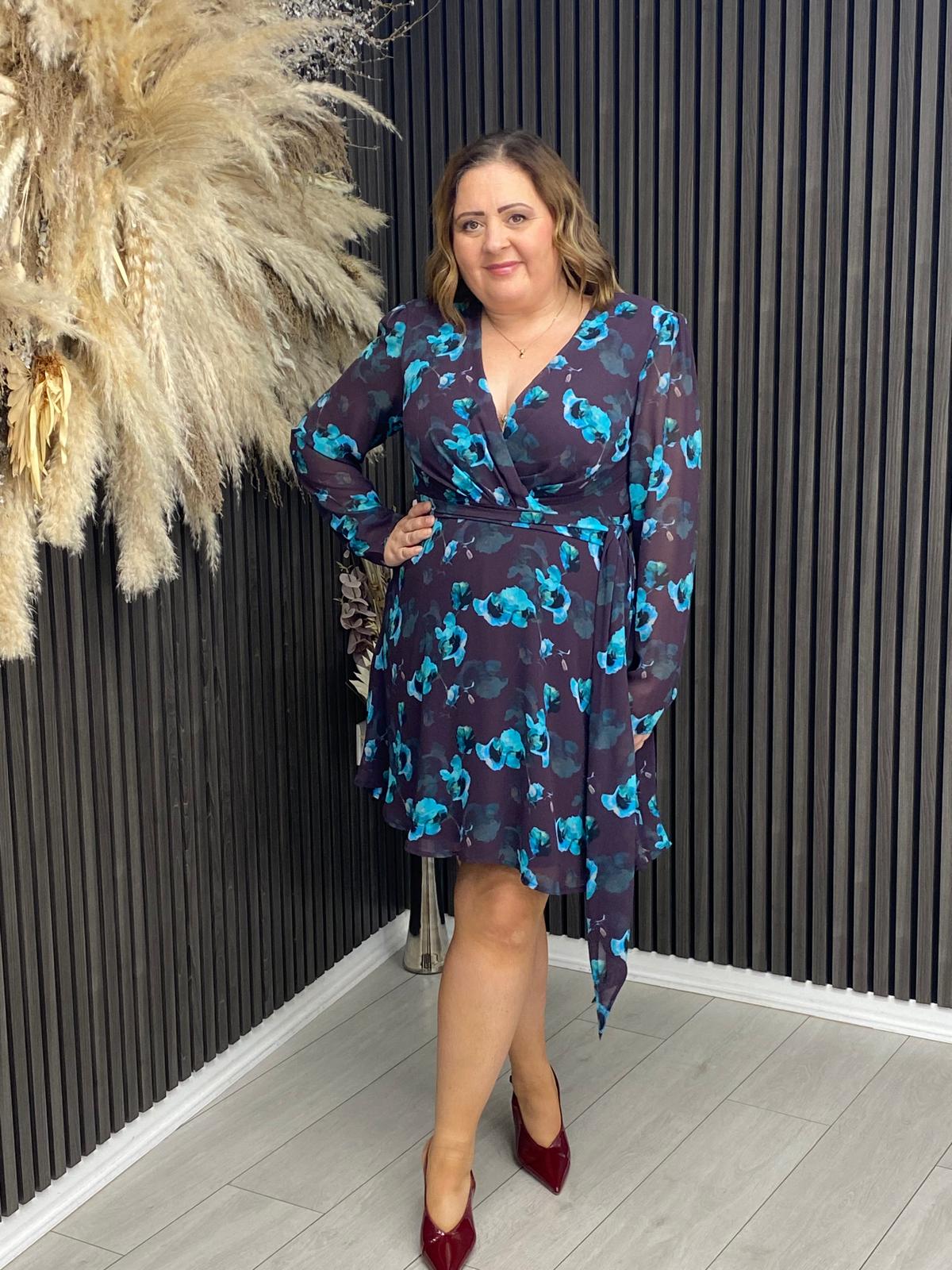 SLOANE DRESS - PURPLE