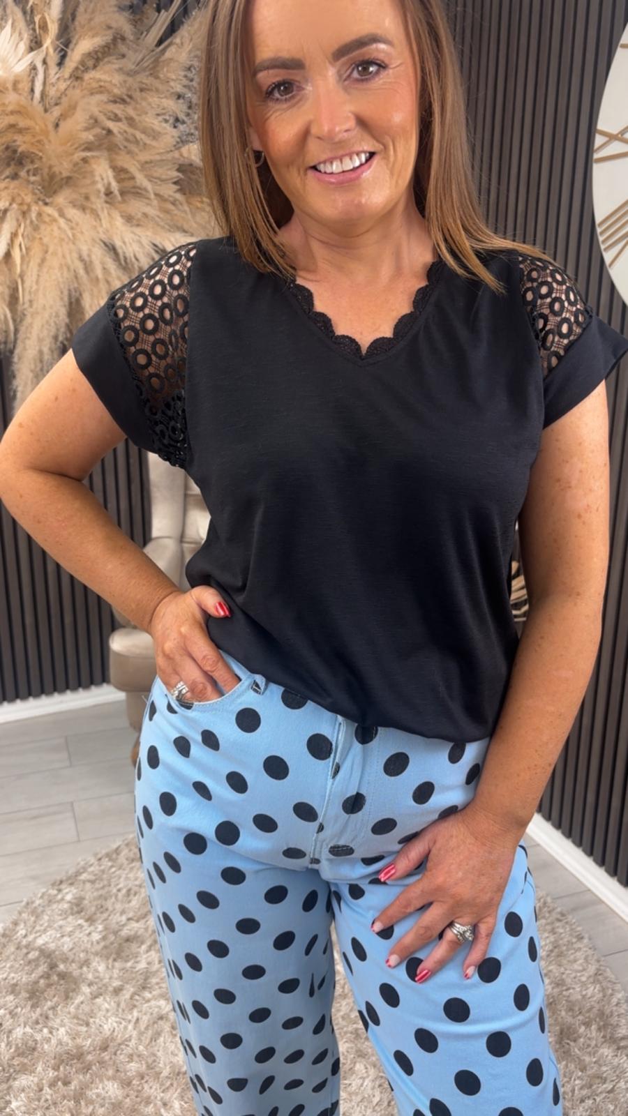 JILL SPOT JEANS - BLUE