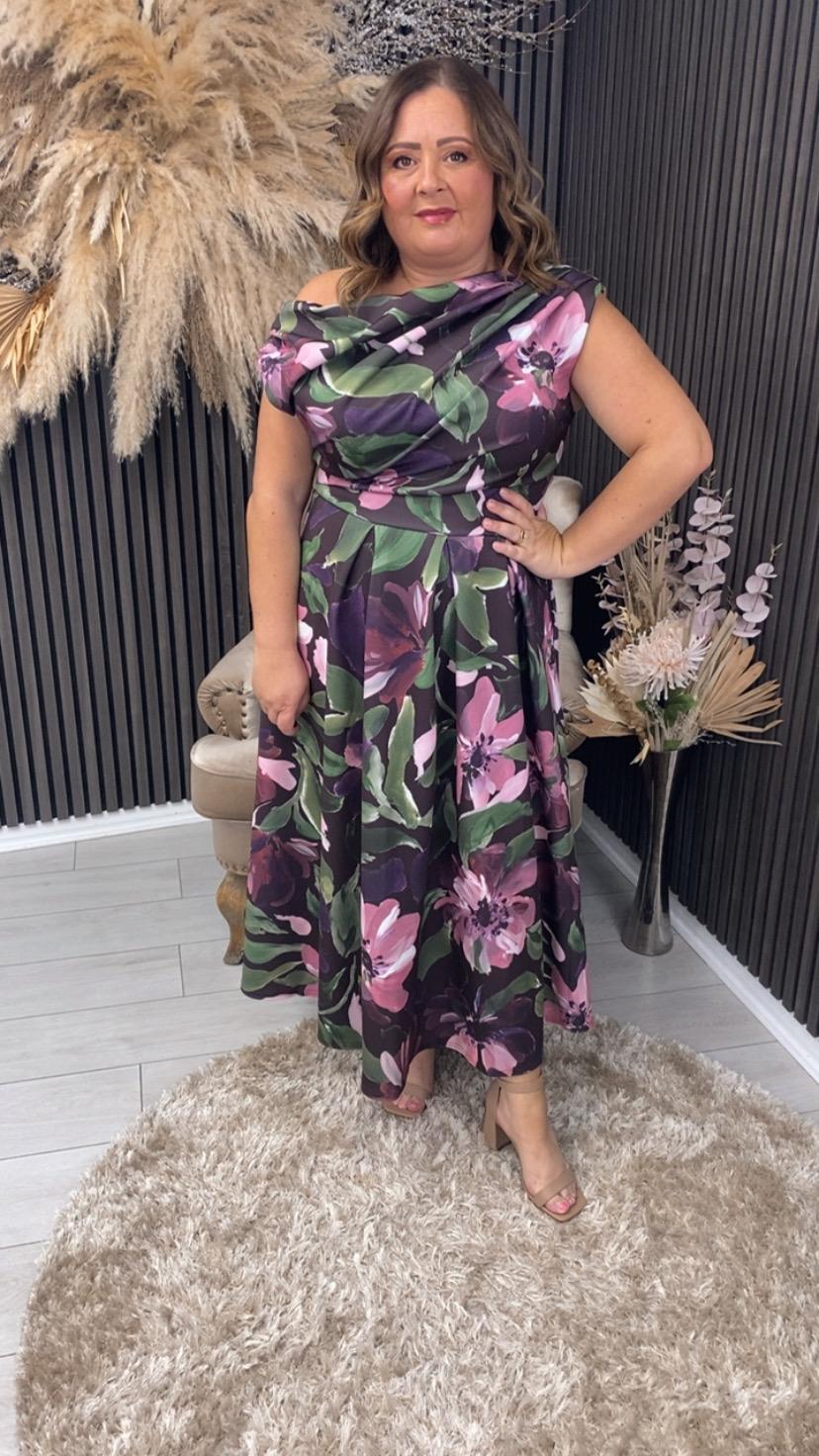 BETTY DRESS - VINTAGE BERRY