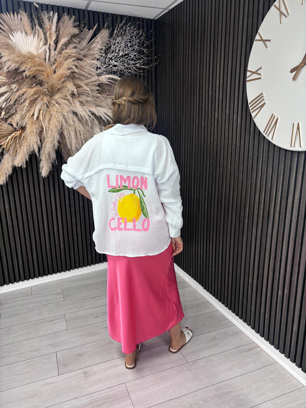 LISA MARIE SHIRT - PINK LIMON