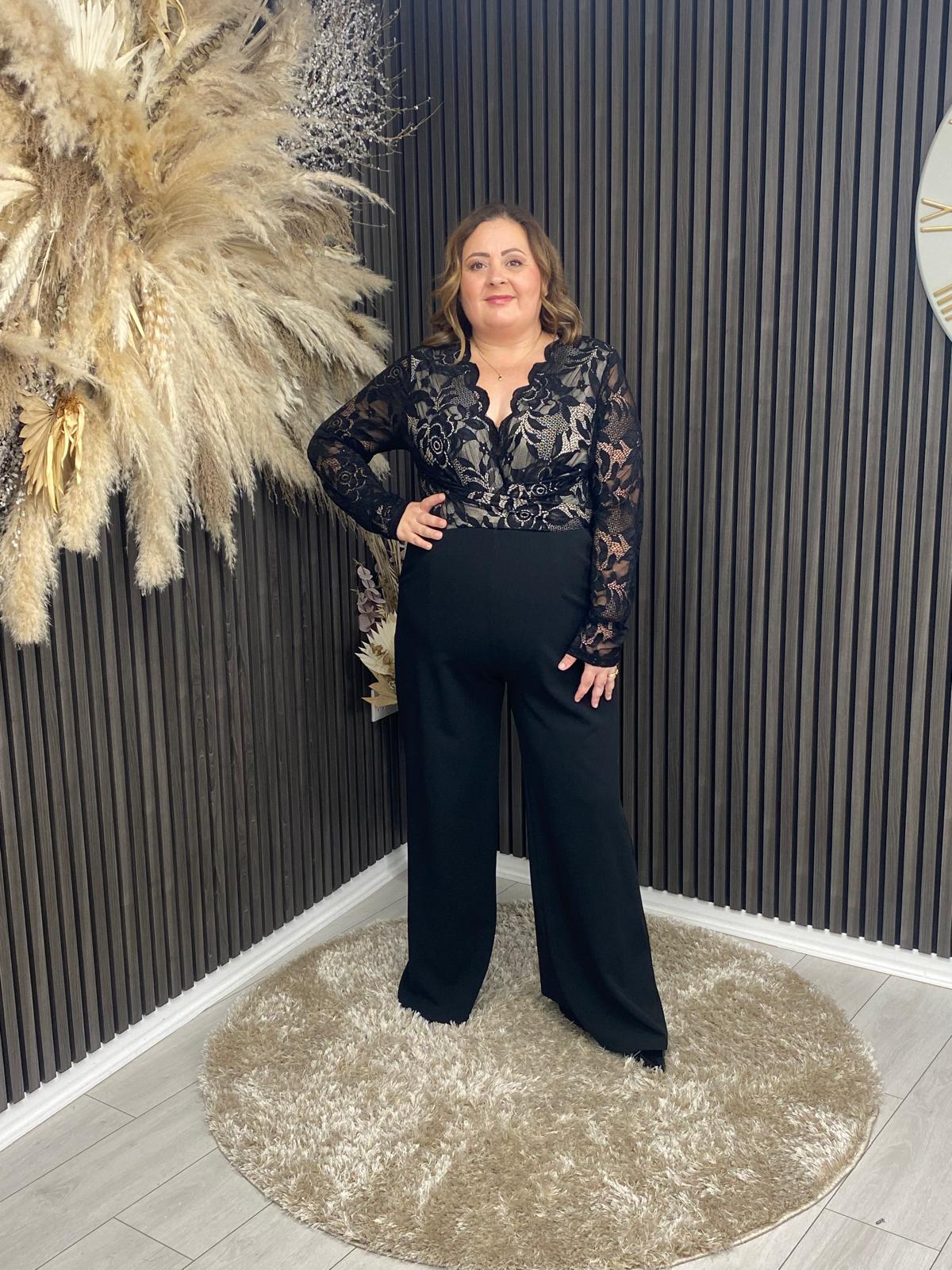BRIDGET-ANNE LACE JUMPSUIT