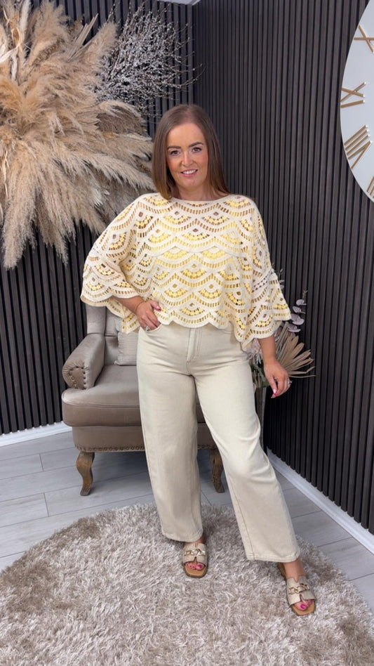 JEANIE JEANS - BEIGE