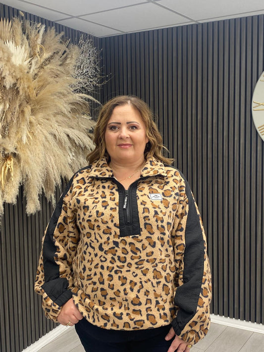 GEORGINA FLEECE - ANIMAL PRINT