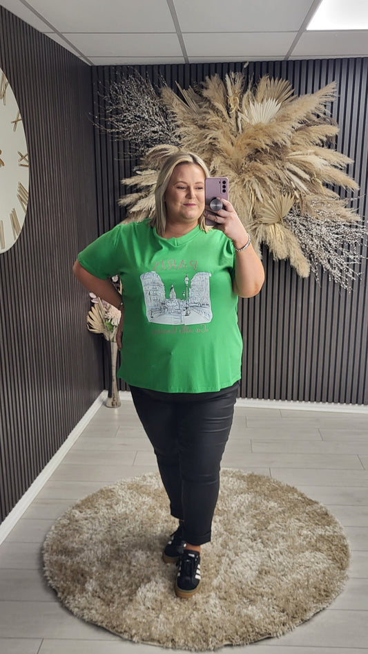 MADDIE T-SHIRT - GREEN