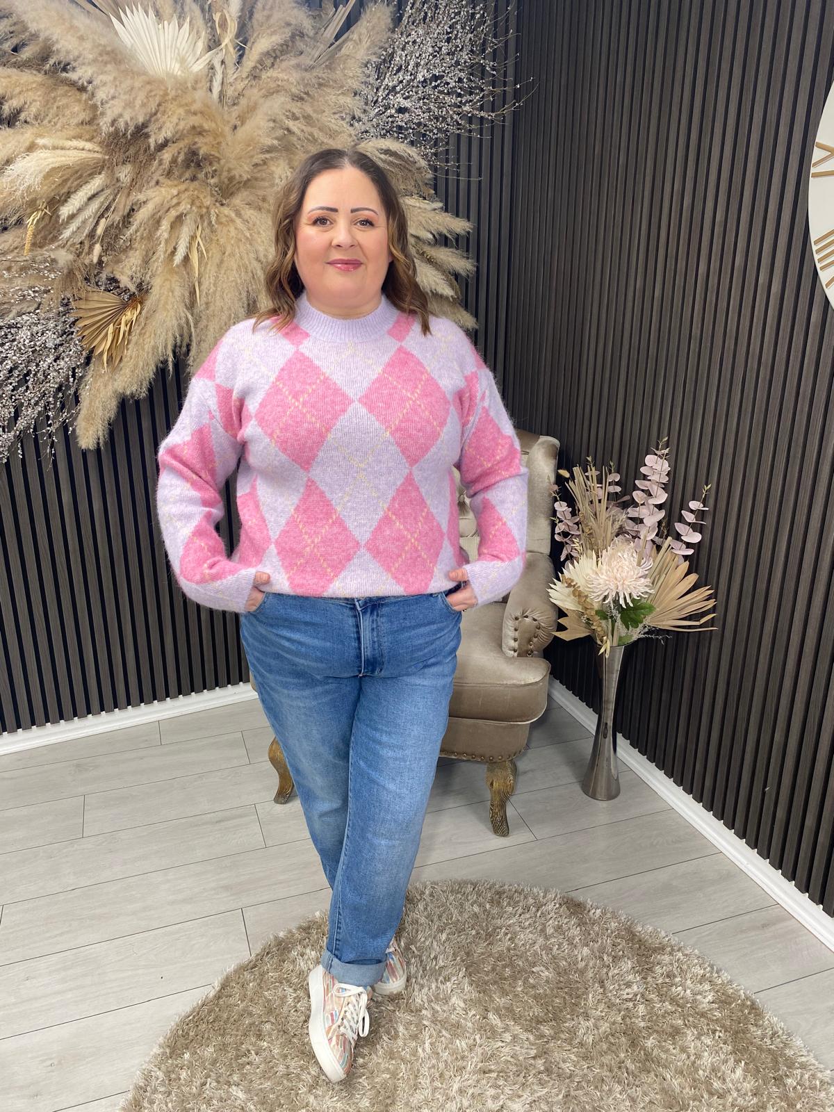 DANICA JUMPER - LILAC/PINK