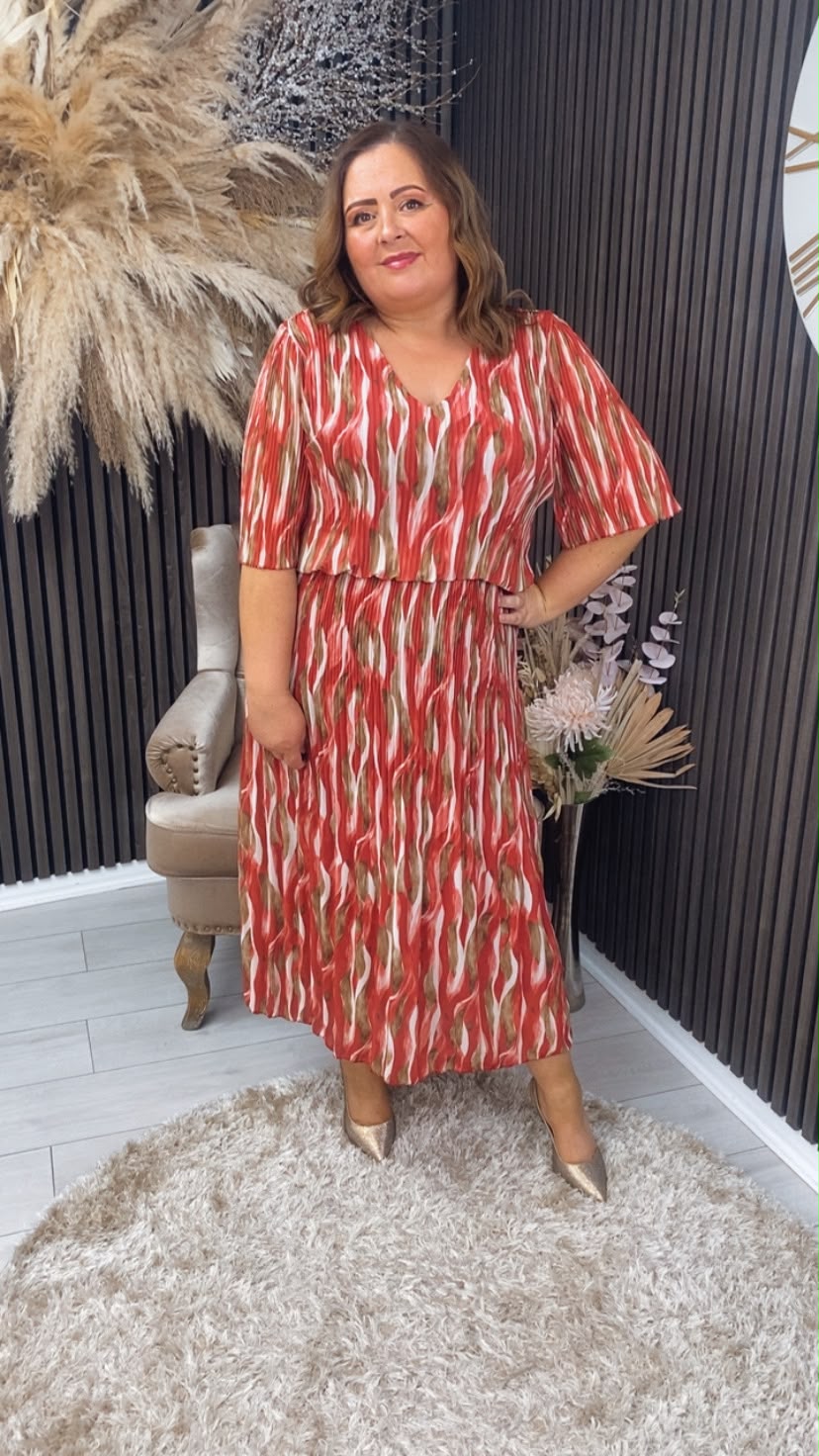 ISABELLA DRESS - RED