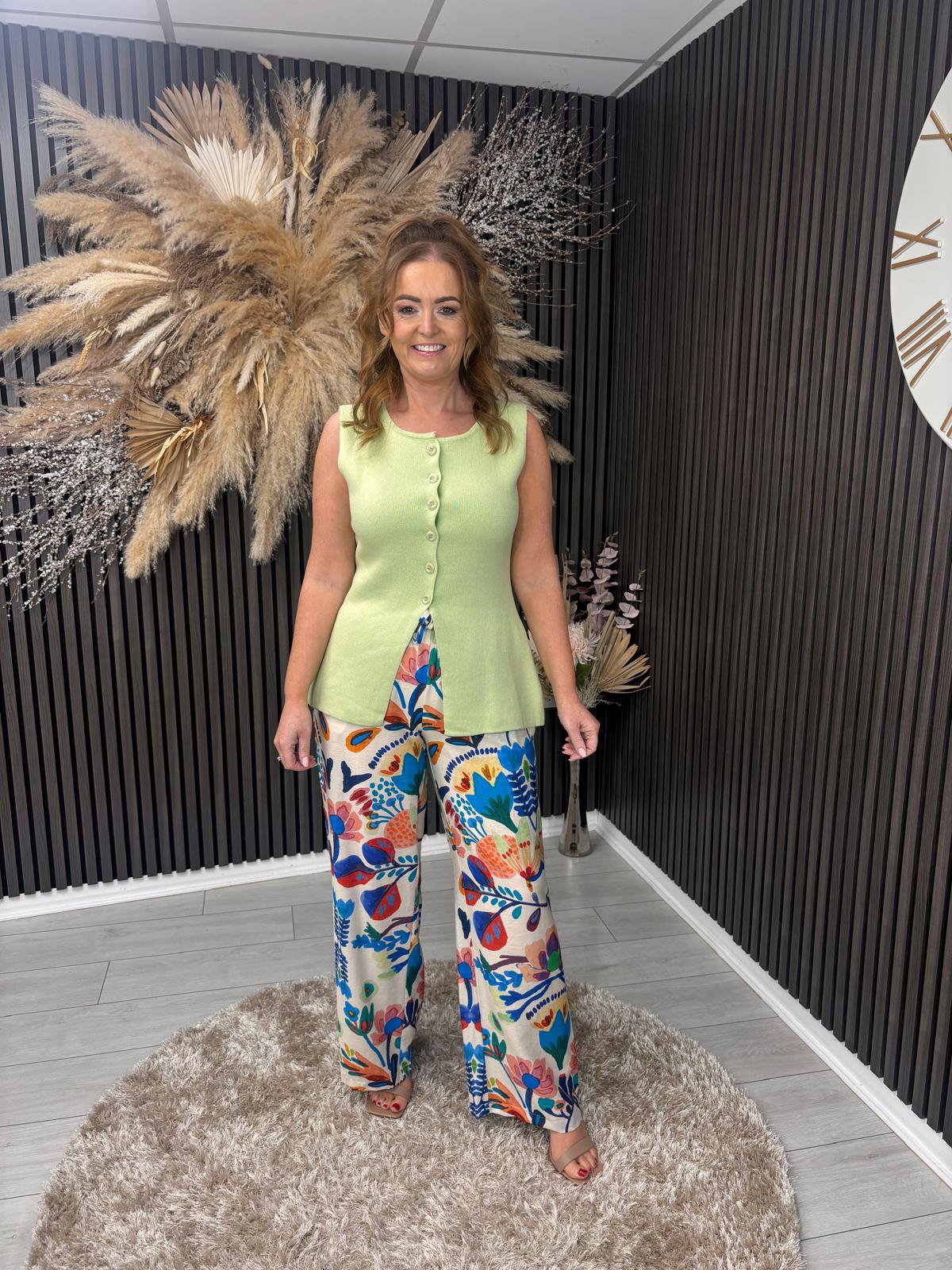 MANDY VEST - GREEN