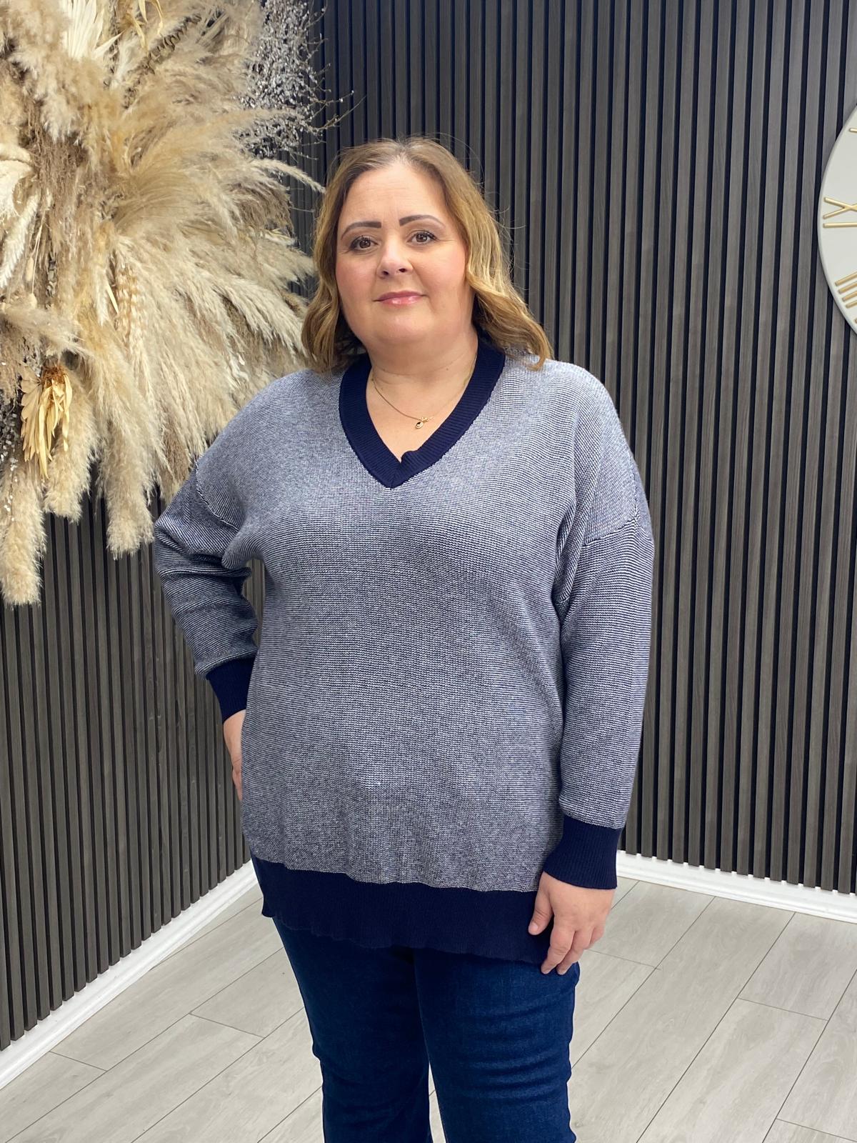 CORA LEIGH JUMPER - NAVY