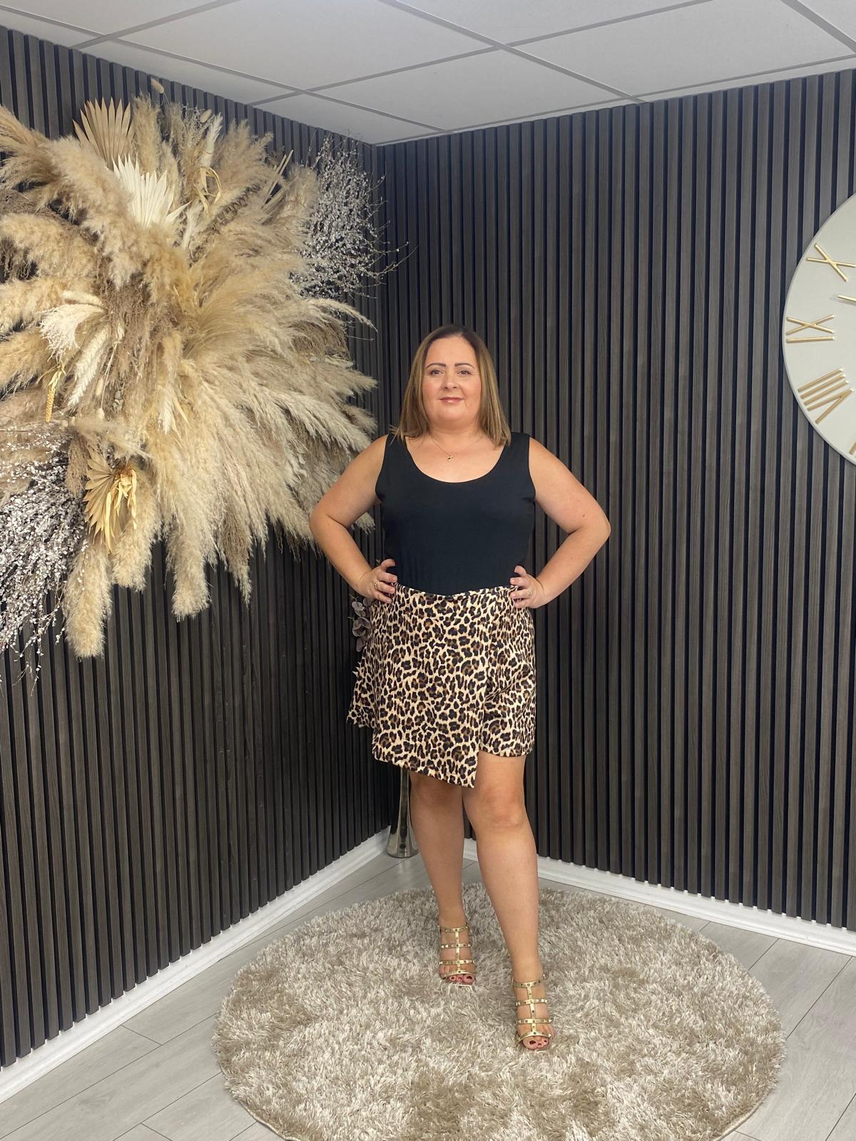 LAYA SKORT - LEOPARD