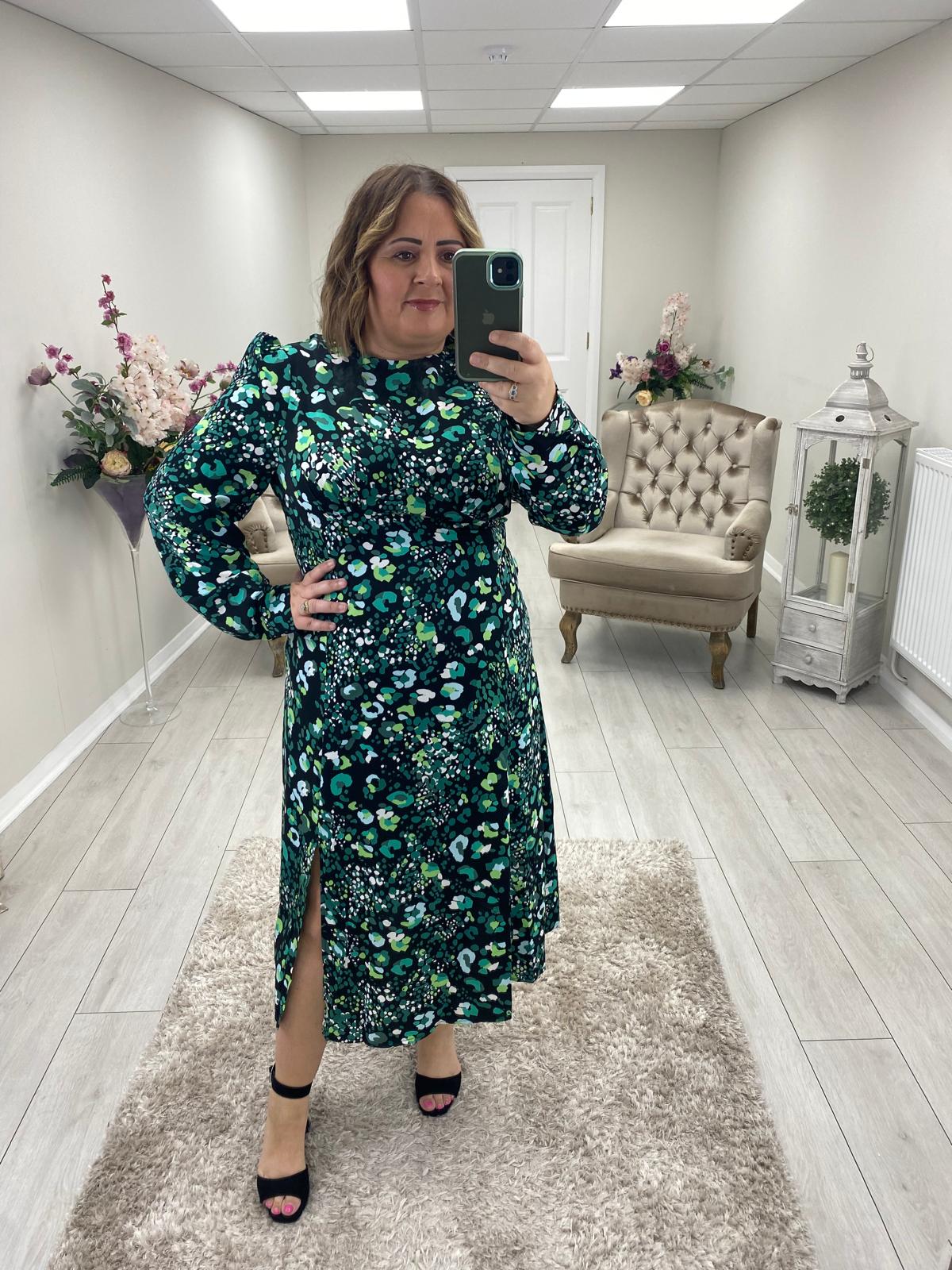 CASS DRESS - GREEN