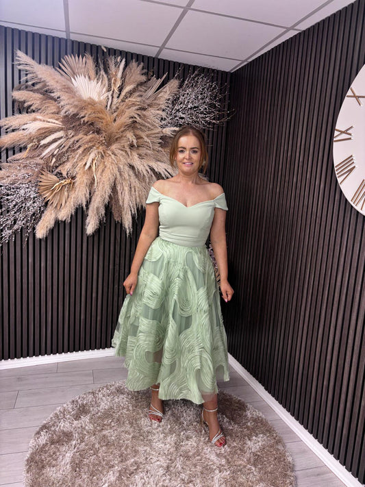 SANDY DRESS - GREEN