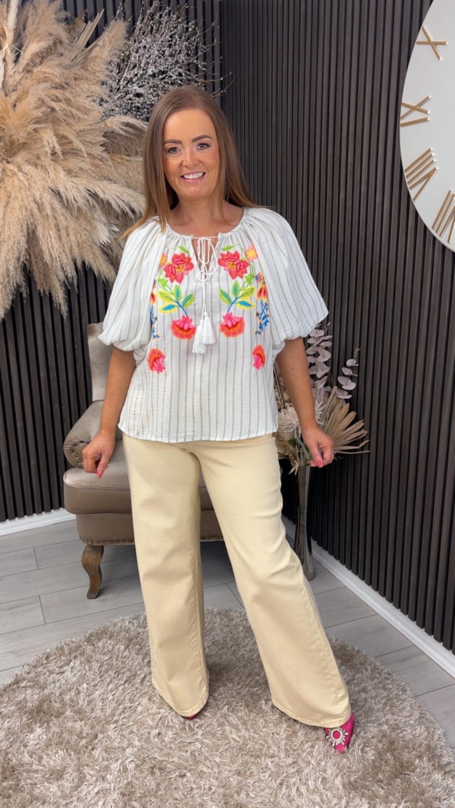 GRAINNE TOP - CREAM