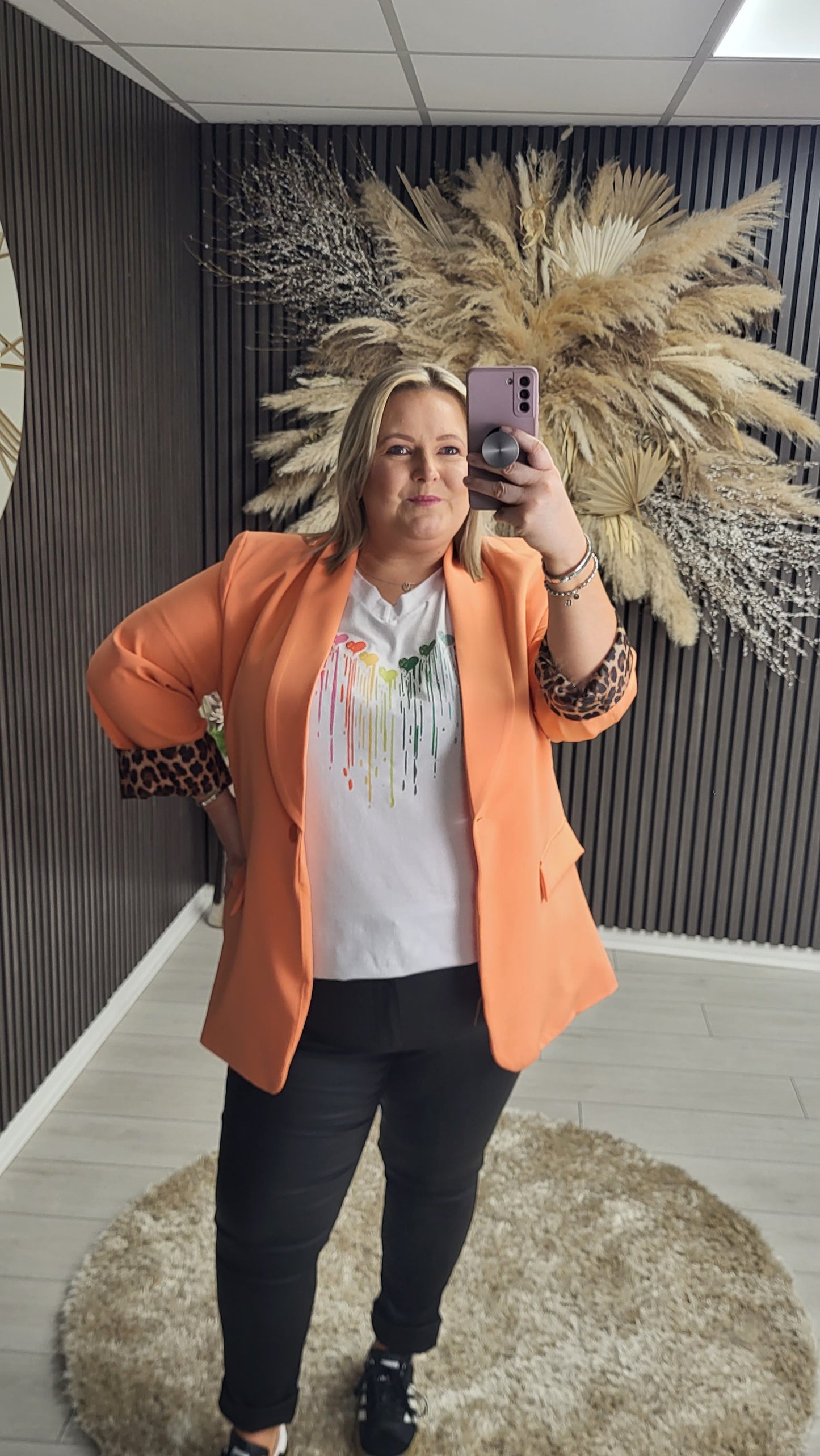 NADINE BLAZER - ORANGE