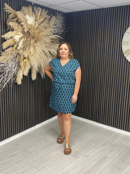 EMMA DRESS - NAVY