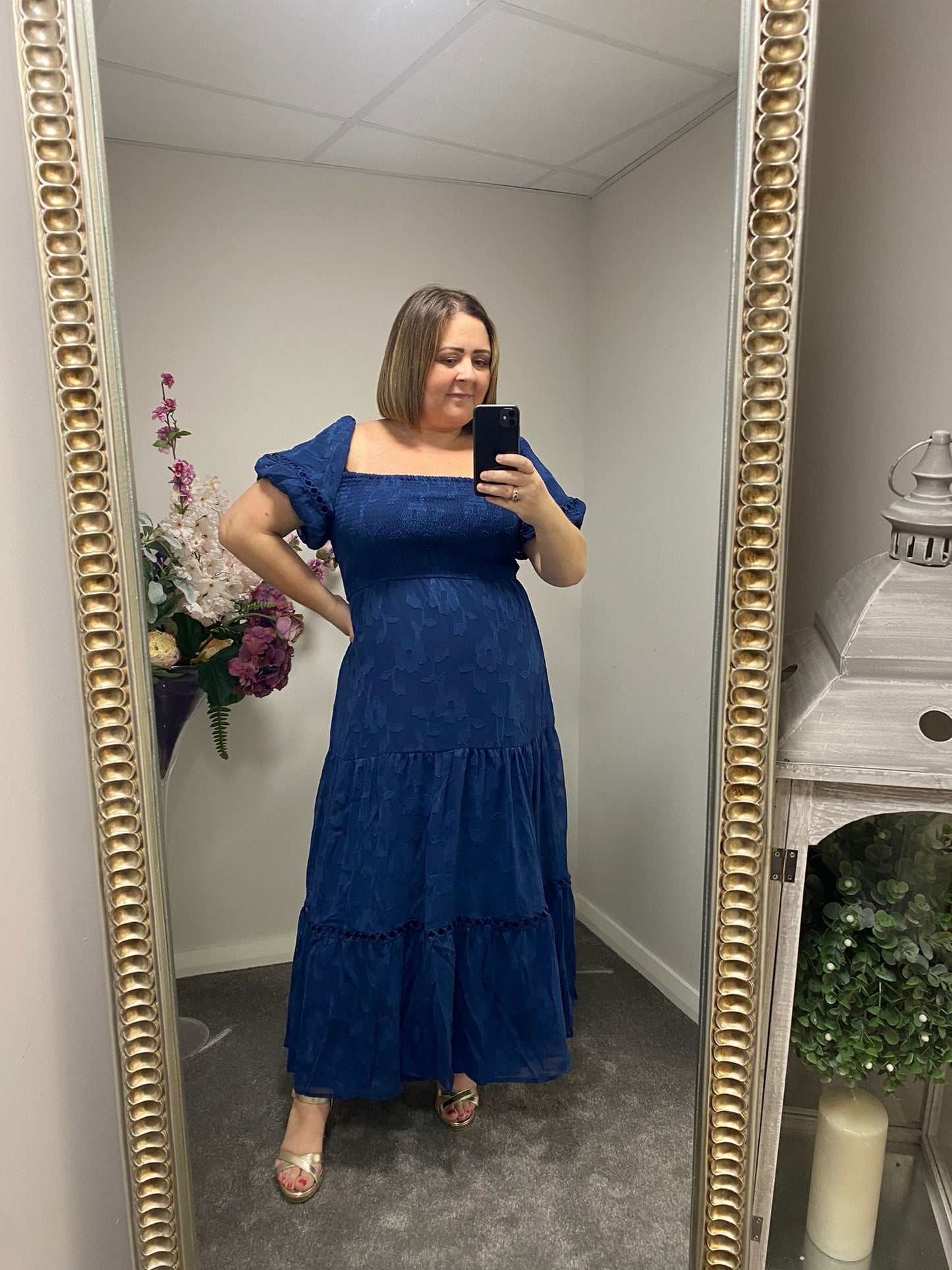 KATRINA DRESS - NAVY