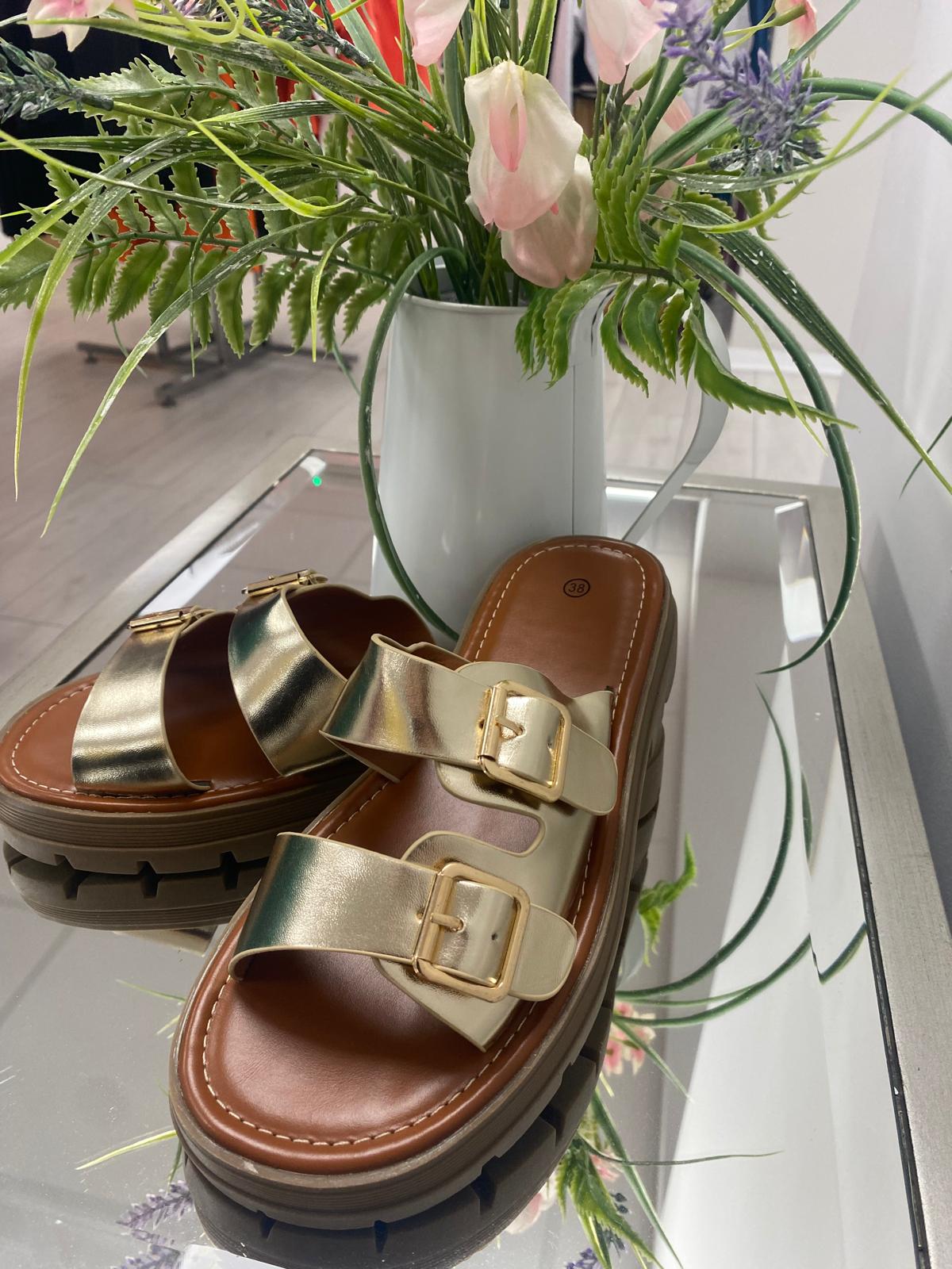 BRONAGH SANDAL - GOLD