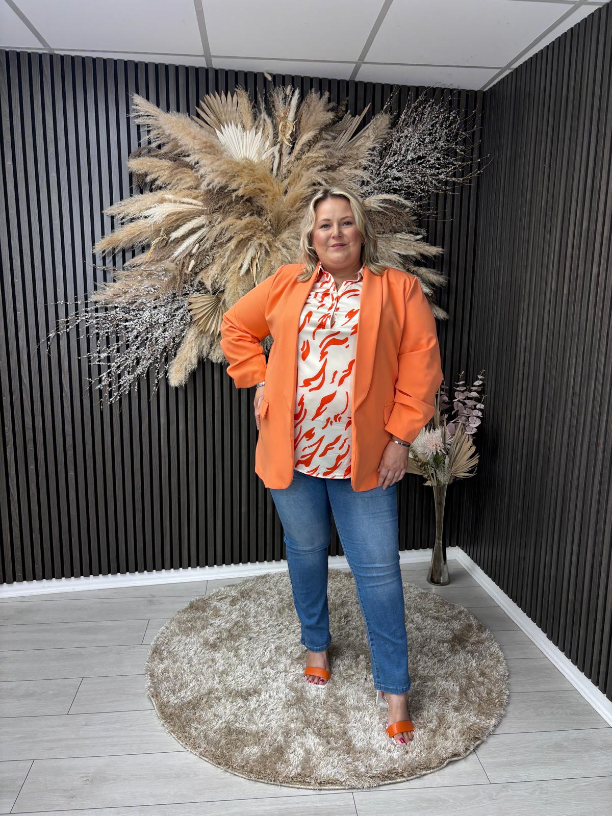 ZOE BLAZER - ORANGE