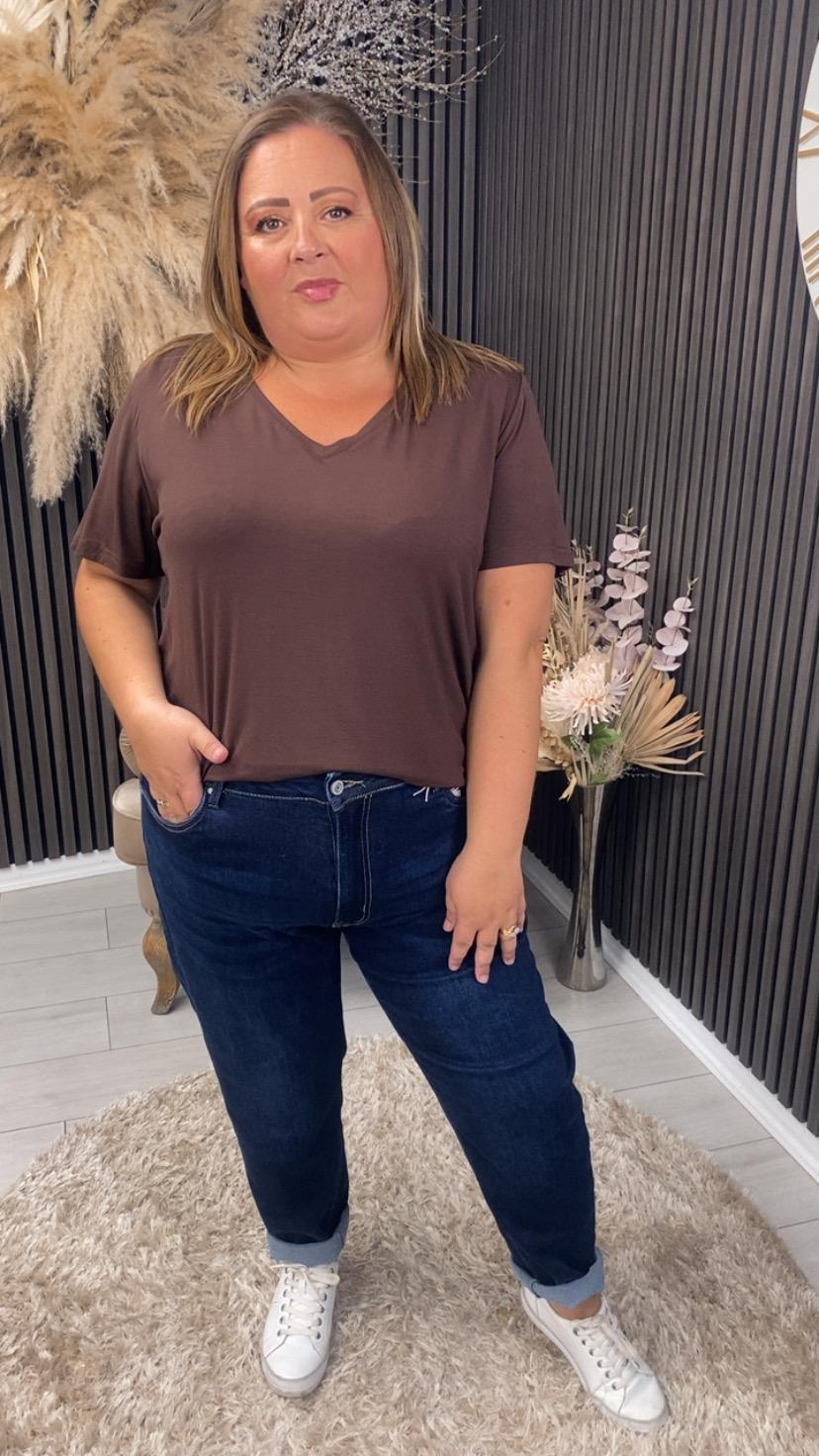 BEX T-SHIRT - BROWN