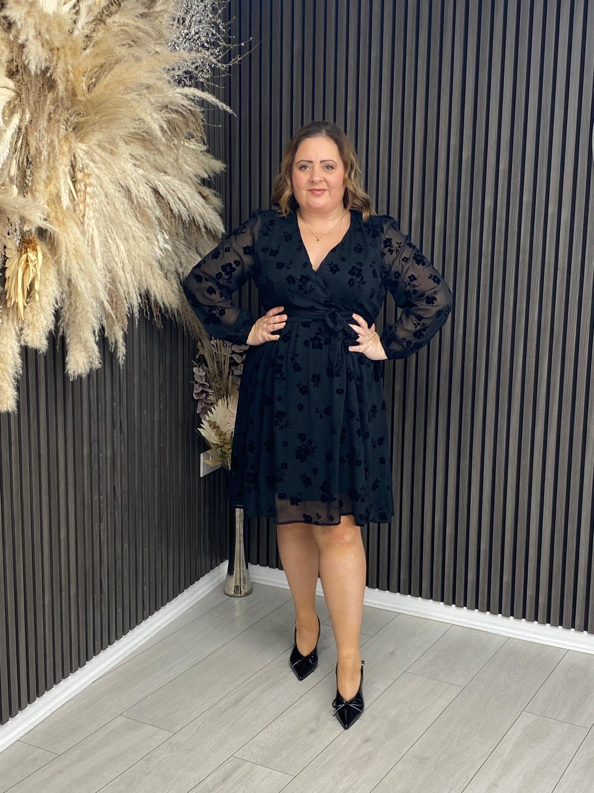 MARJORIE DRESS - BLACK