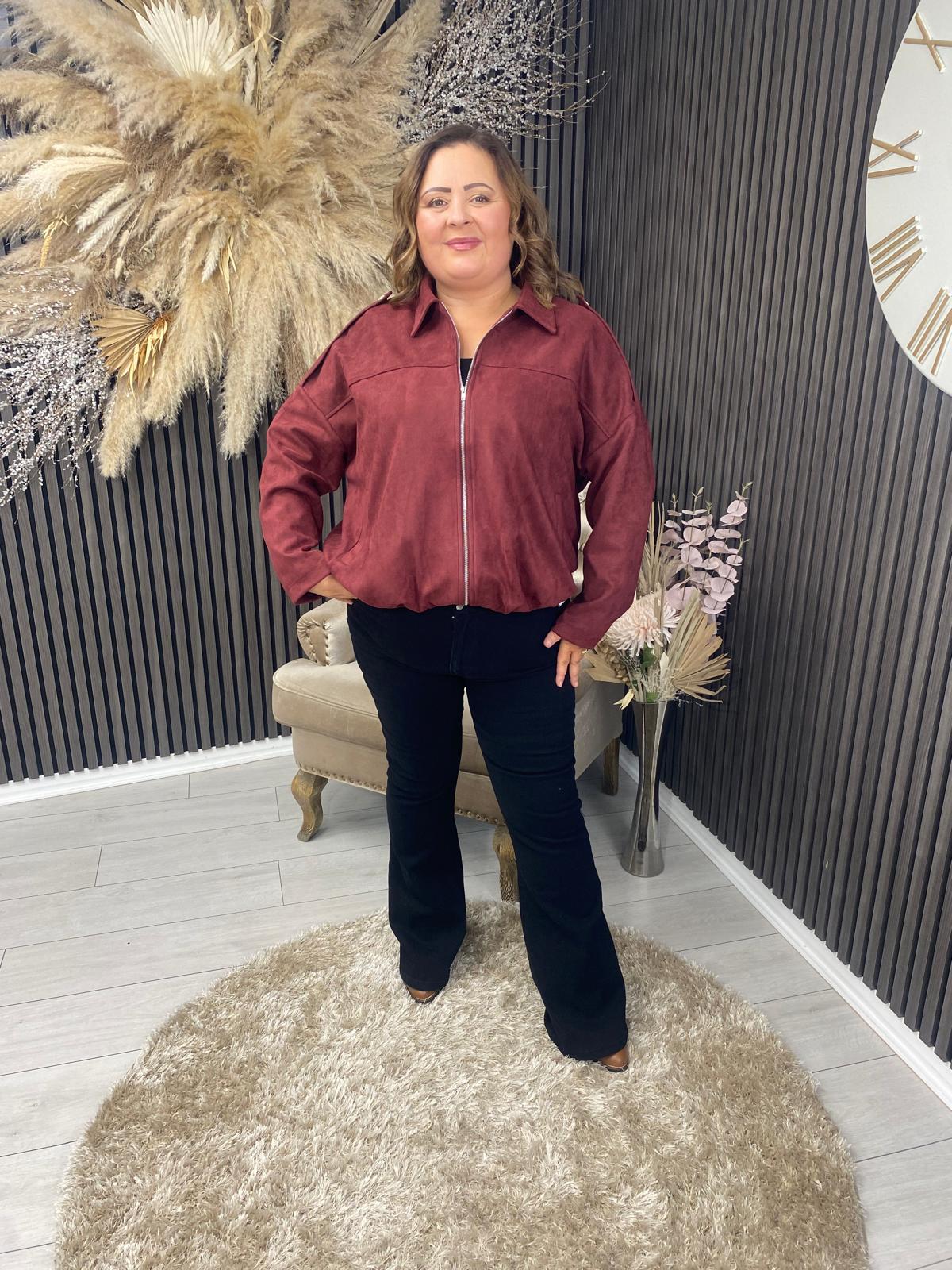 TRICIA JACKET - BORDEAUX