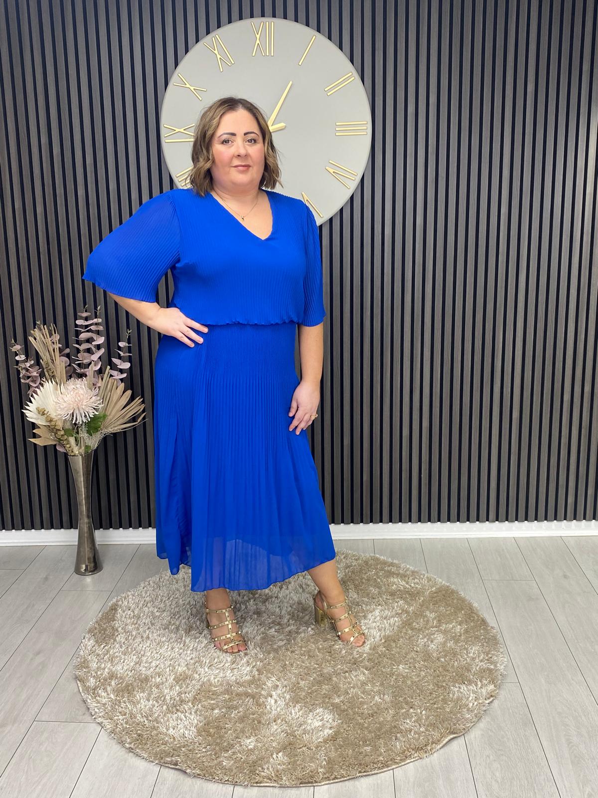 STACEY DRESS - BLUE