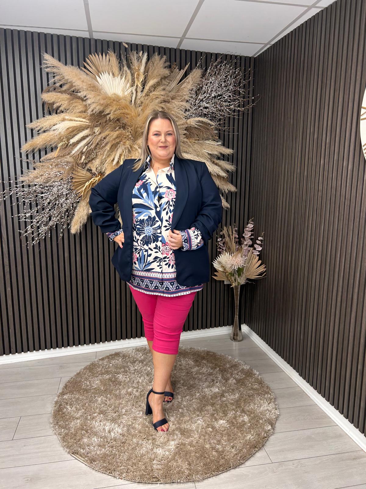 TANYA BLAZER - NAVY