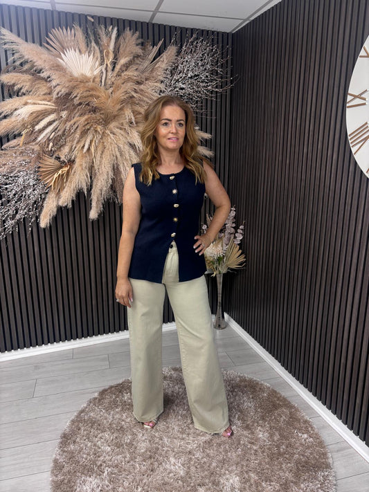 BRONA JEANS - BEIGE