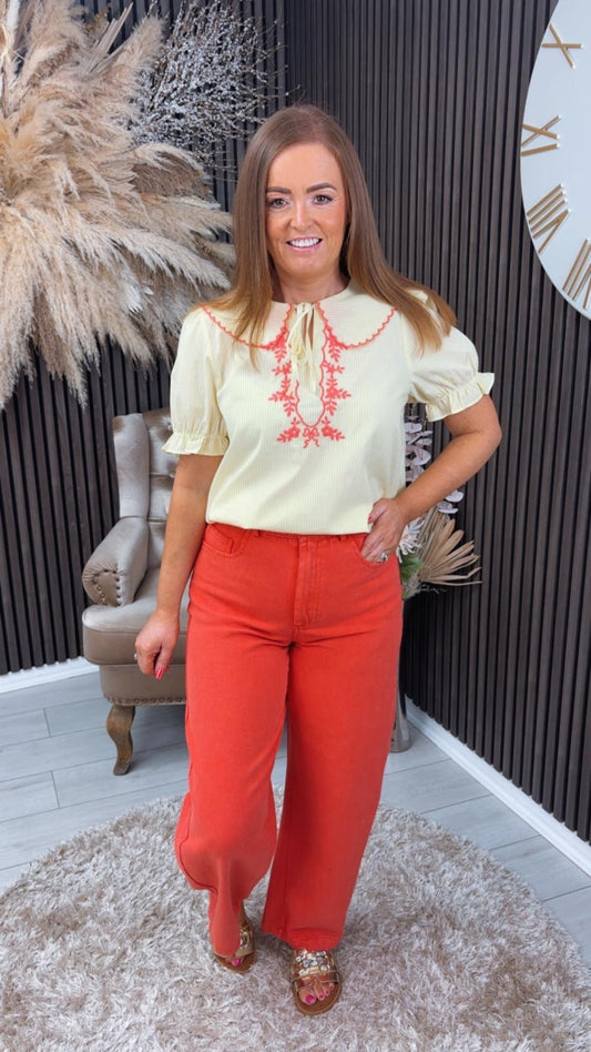 JEANIE JEANS - CORAL