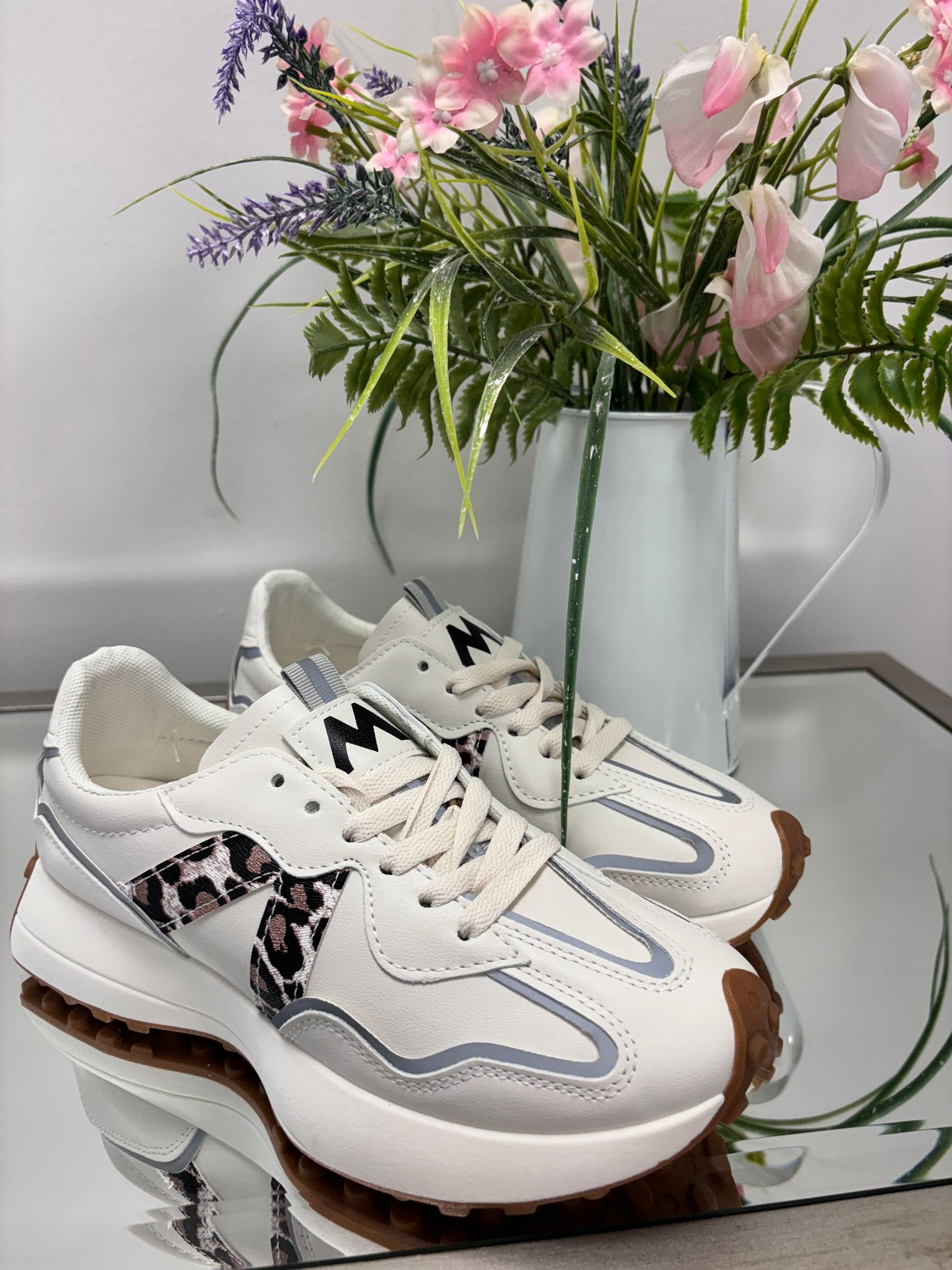 RAYA TRAINERS - WHITE/ANIMAL