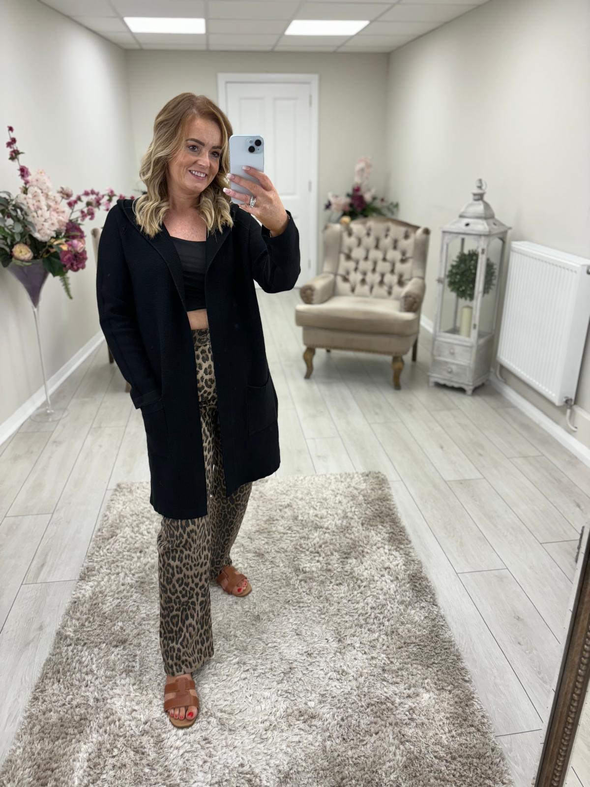 CAROLINE CARDIGAN - BLACK