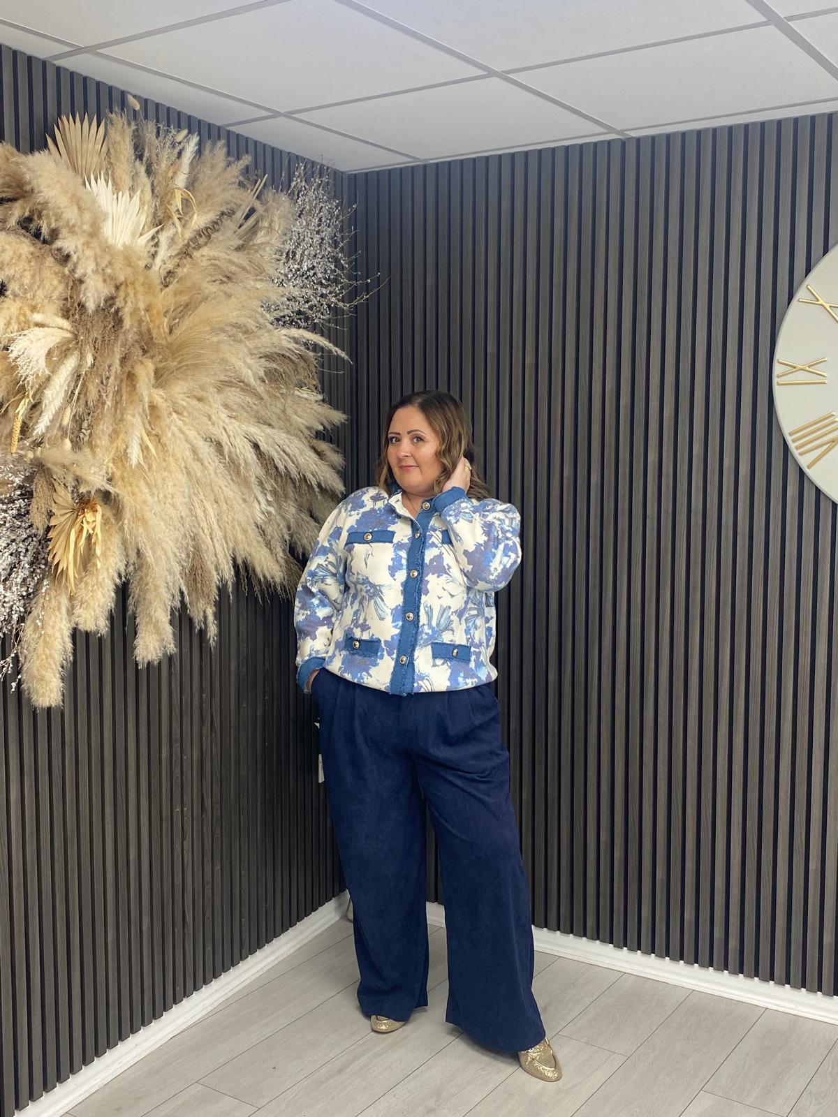 JANET TROUSERS - NAVY