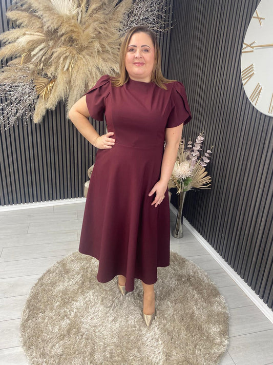 KATISHA DRESS - BERRY