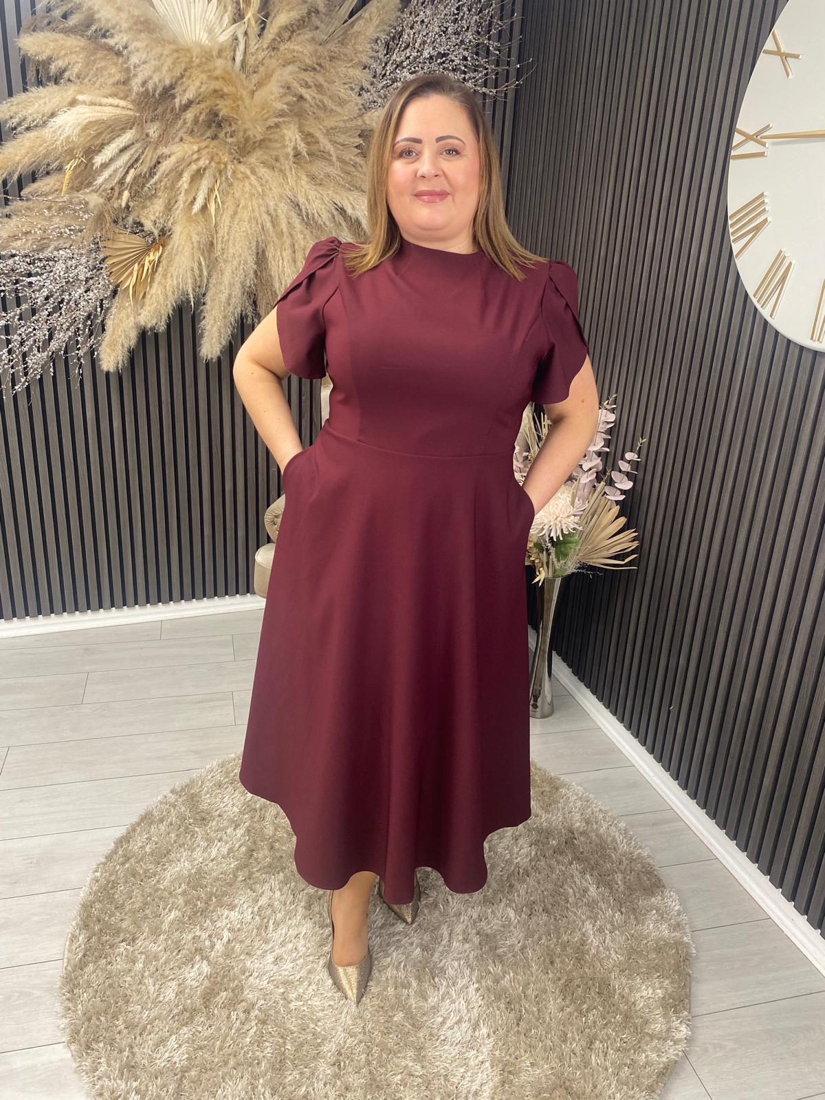 KATISHA DRESS - BERRY