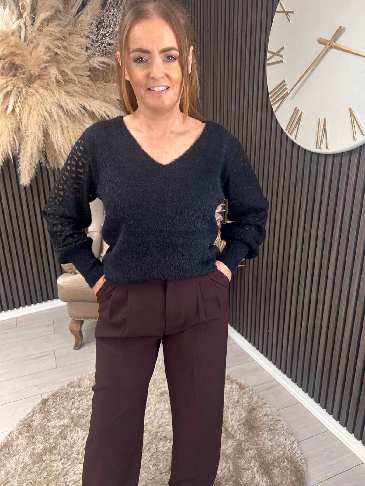 NANETTE JUMPER - BLACK