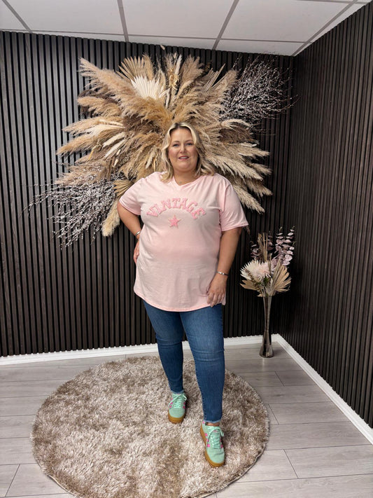 REBEKAH T-SHIRT - PINK