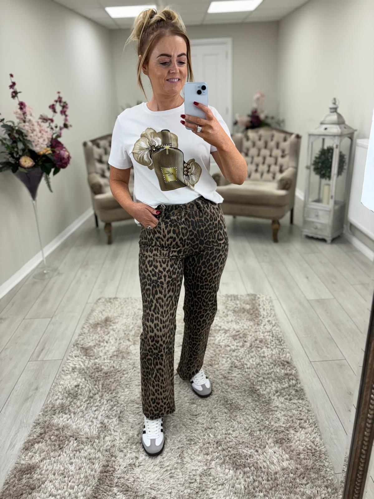 PIPER JEANS - LEOPARD