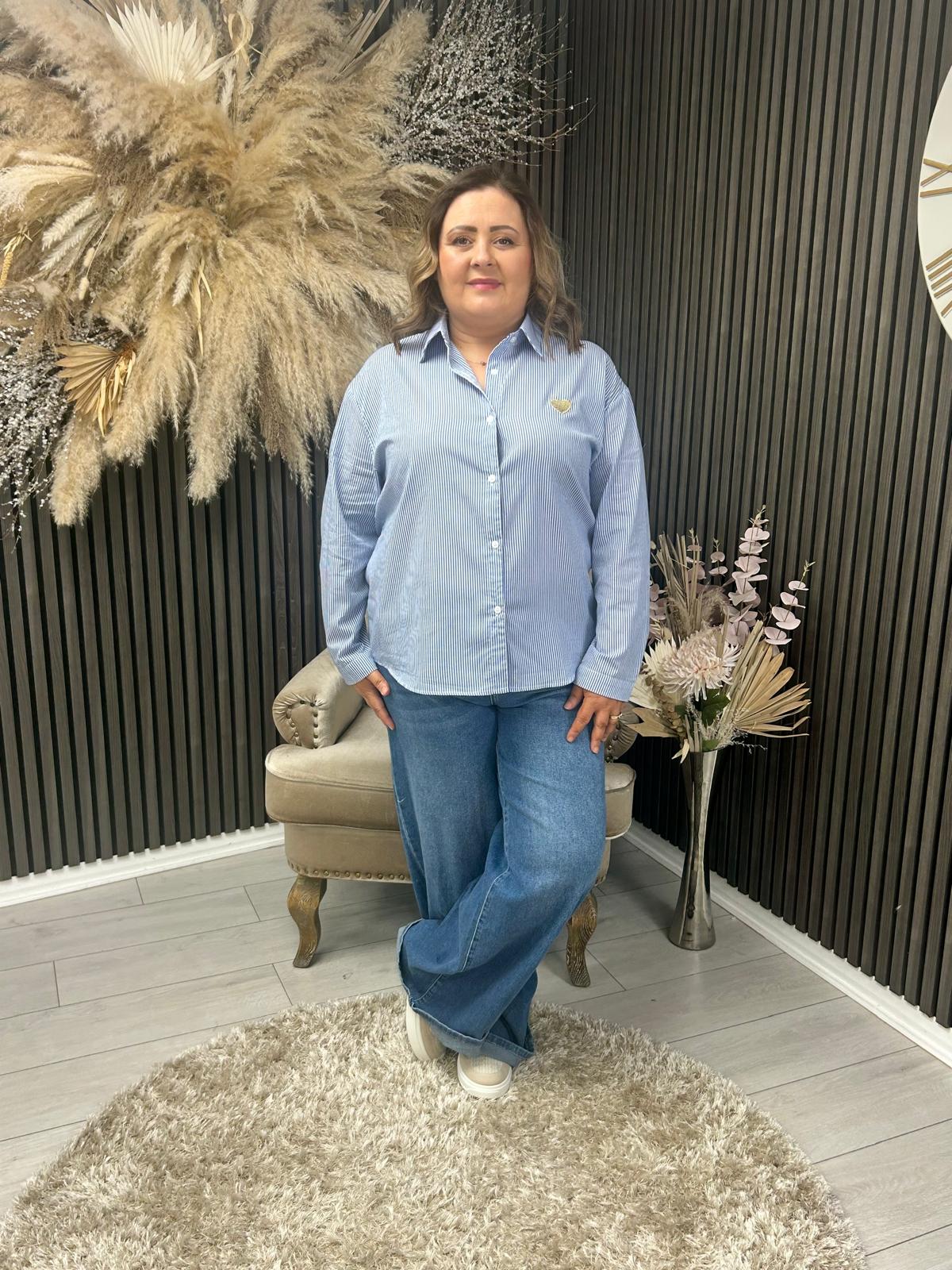 ANNETTE BLOUSE - BLUE