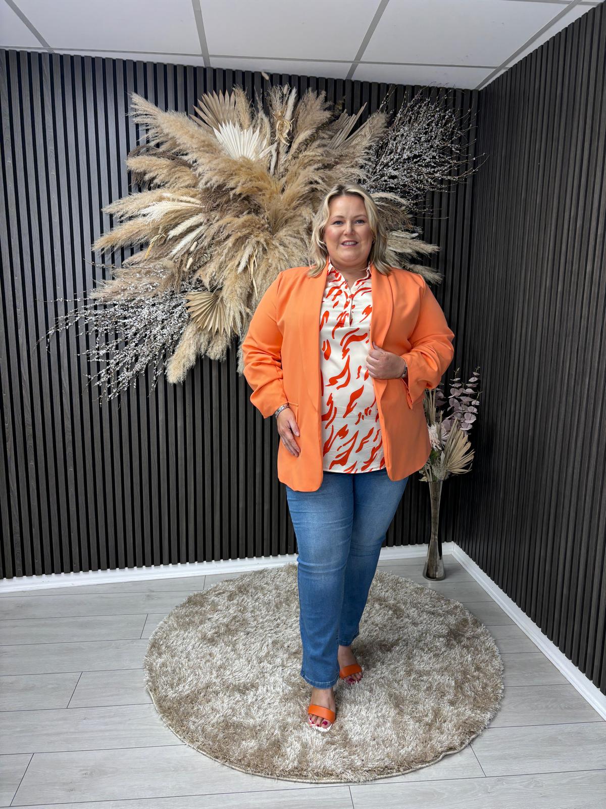 ZOE BLAZER - ORANGE