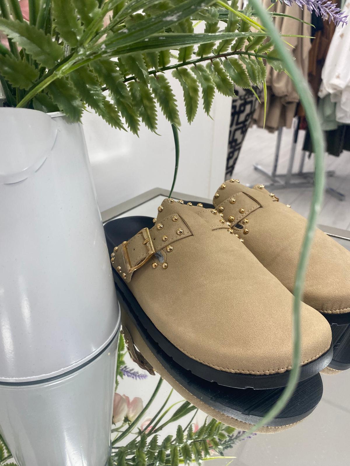BETHANY MULE -BEIGE